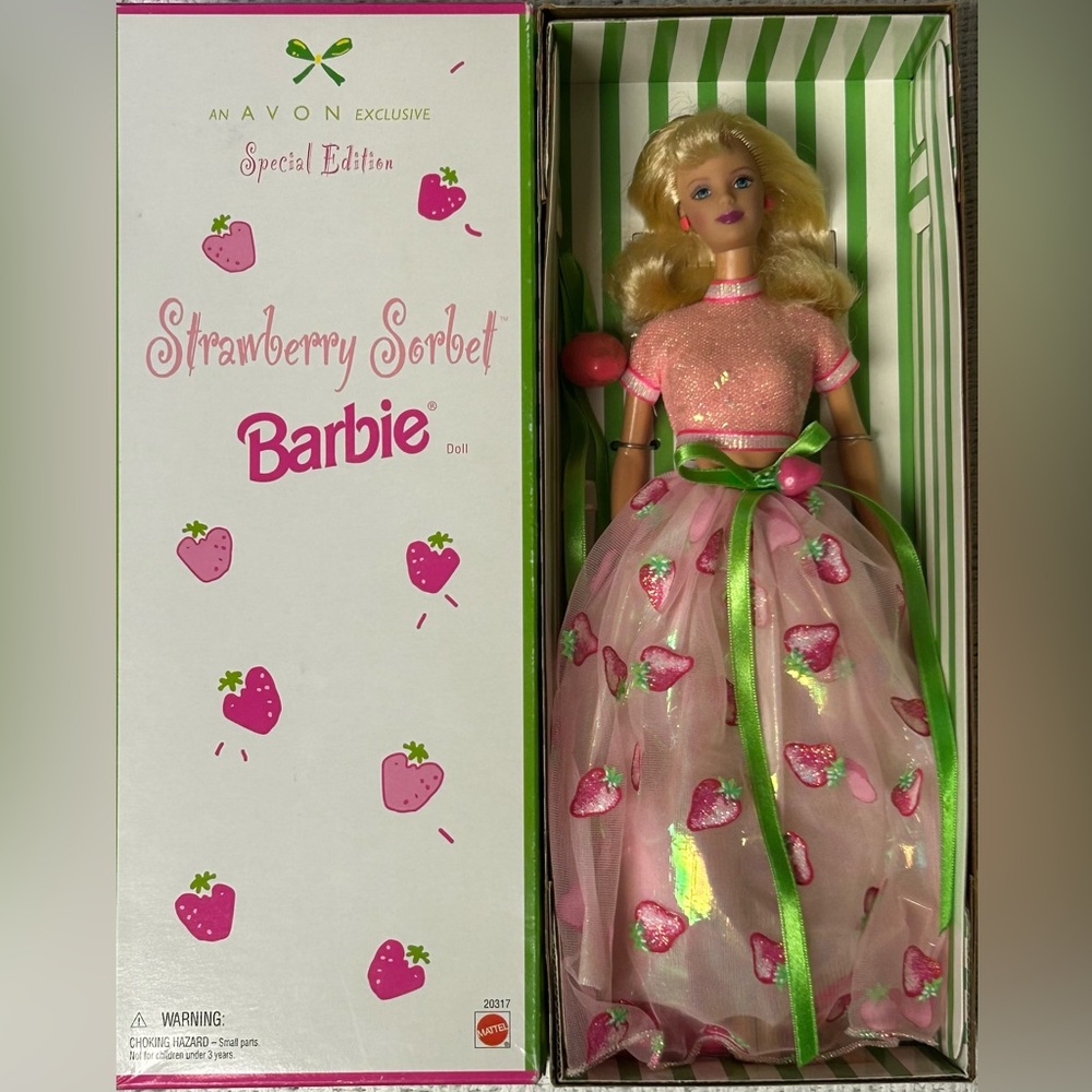 Vintage AVON EXCLUSIVE Special Edition
Strawberry Sorbet
Barbie